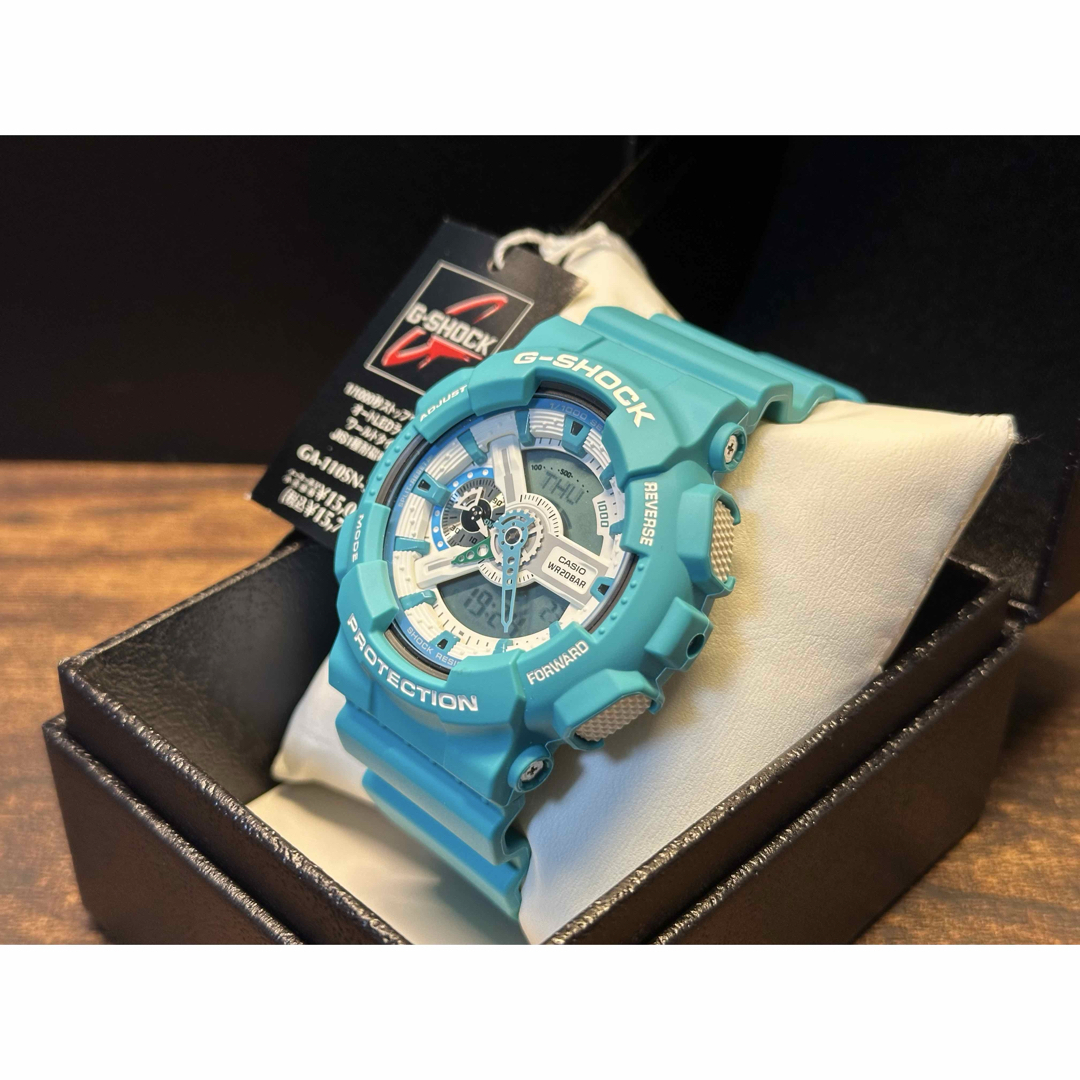 CASIO G-SHOCK GA-110 希少カラー ターコイズ 未使用美品の通販 CASIO G-SHOCK GA-110 希少カラー ターコイズ 未使用美品の通販