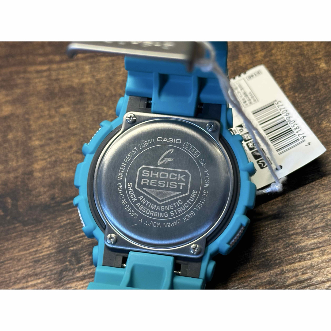 CASIO G-SHOCK GA-110 希少カラー ターコイズ 未使用美品の通販 CASIO G-SHOCK GA-110 希少カラー ターコイズ 未使用美品の通販