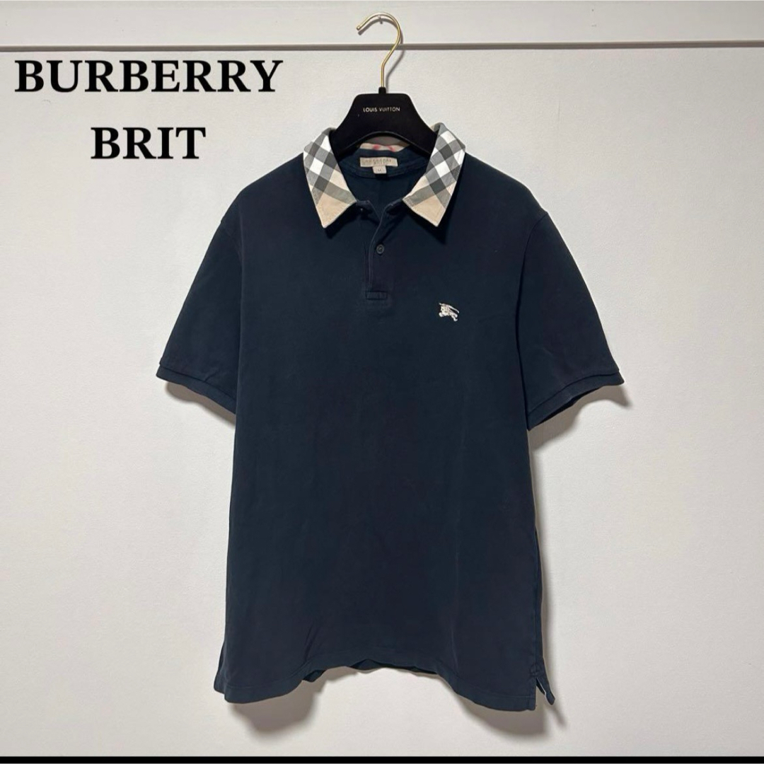 BURBERRY - 希少デザイン バーバリーブリット 襟チェック BURBERRY - 希少デザイン バーバリーブリット 襟チェック