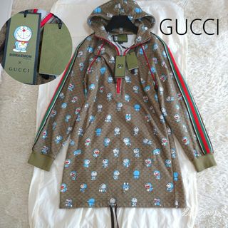 GUCCI - え18 美品 GUCCI グッチ ロング丈ワンピース 水玉 GUCCI - え18 美品 GUCCI グッチ ロング丈ワンピース 水玉