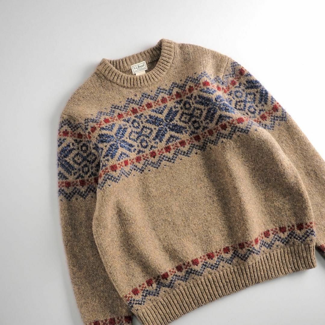 L.L.Bean - エルエルビーン ニット セーター ノルディック柄 L.L.Bean - エルエルビーン ニット セーター ノルディック柄