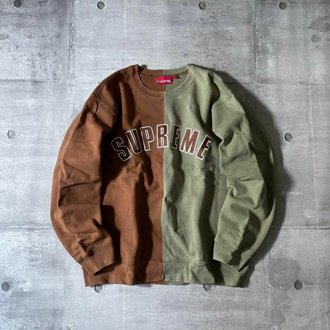 Supreme - SUPREME スウェット トレーナー バイカラー Supreme - SUPREME スウェット トレーナー バイカラー