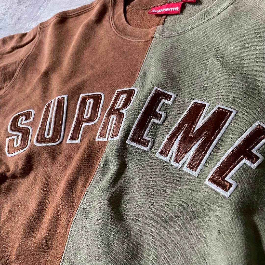 Supreme - SUPREME スウェット トレーナー バイカラー Supreme - SUPREME スウェット トレーナー バイカラー
