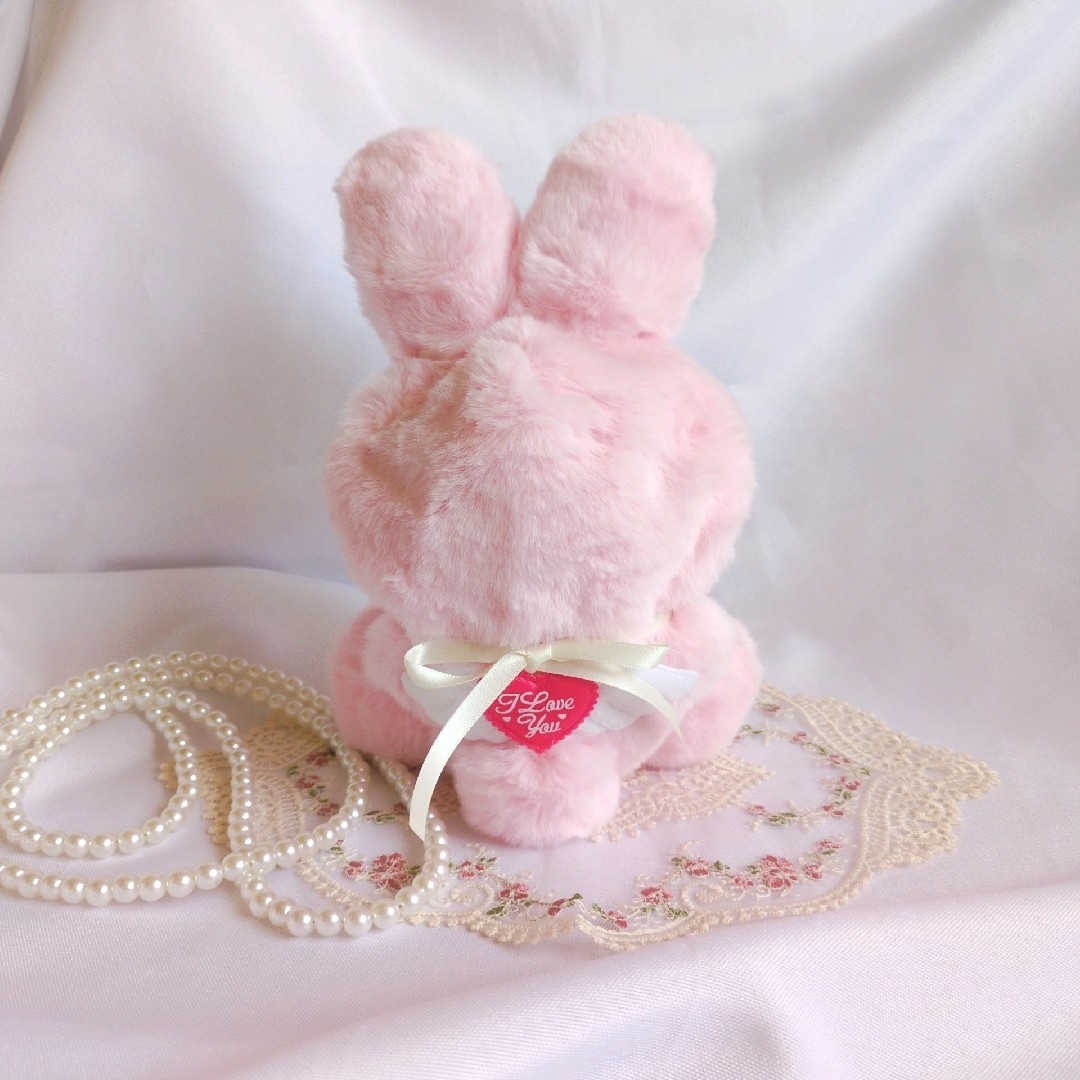 ぬい服 着ぐるみ おすわり たち耳うさぎ 10cm〜11cmの通販 by ぬい服 着ぐるみ おすわり たち耳うさぎ 10cm〜11cmの通販 by
