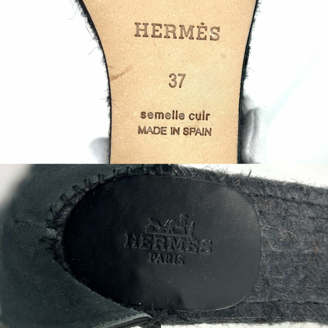HERMES - HERMES エルメス サンダル エスパドリーユ ティヴォリ HERMES - HERMES エルメス サンダル エスパドリーユ ティヴォリ