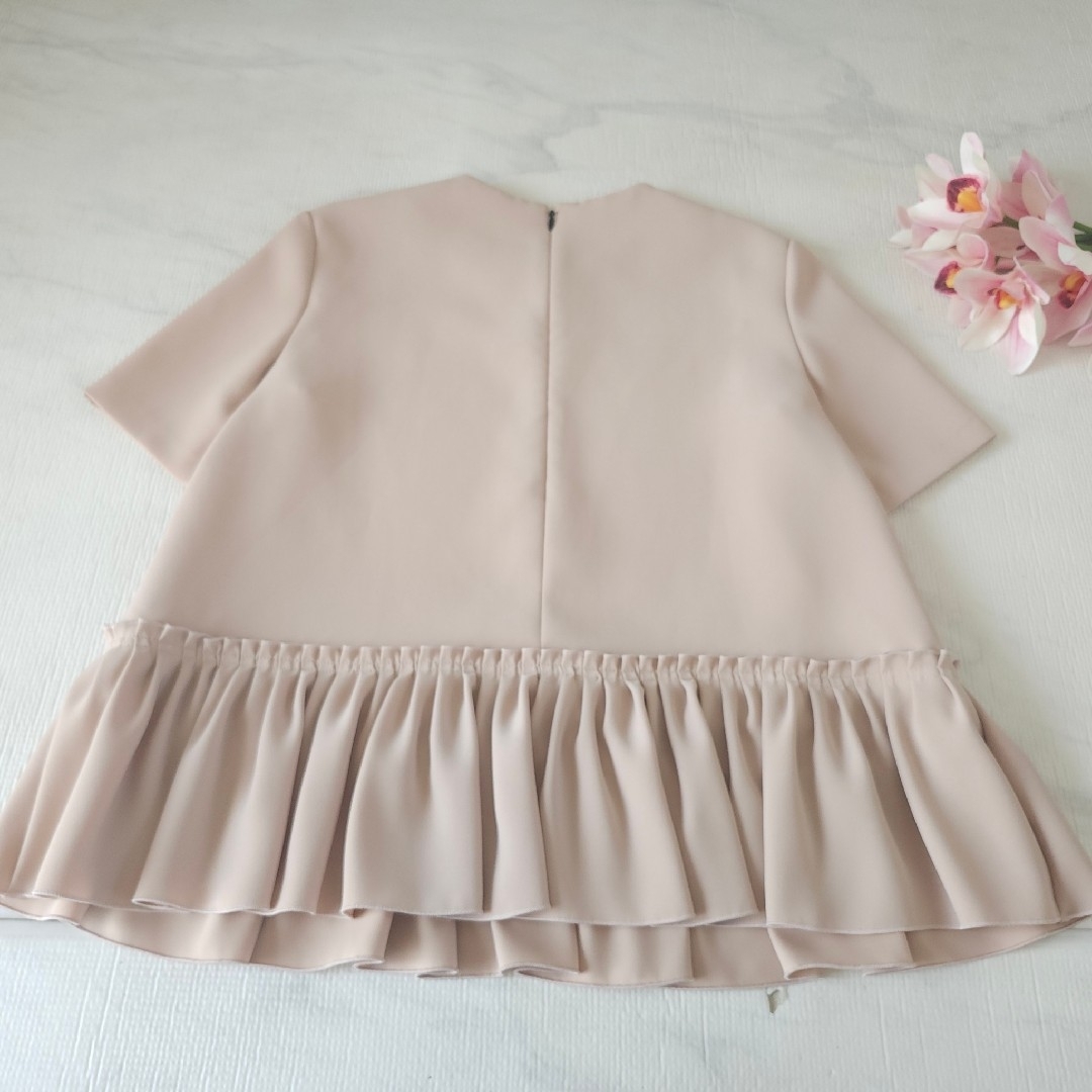YOKO CHAN - 美品YOKO CHAN フリルフレアーブラウス くすみ YOKO CHAN - 美品YOKO CHAN フリルフレアーブラウス くすみ