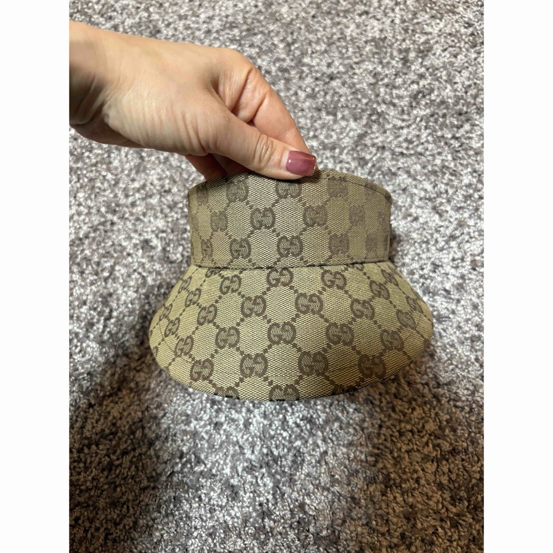 GUCCI - 正規品 グッチGUCCI 帽子ハットサンバイザー ゴルフに GUCCI - 正規品 グッチGUCCI 帽子ハットサンバイザー ゴルフに