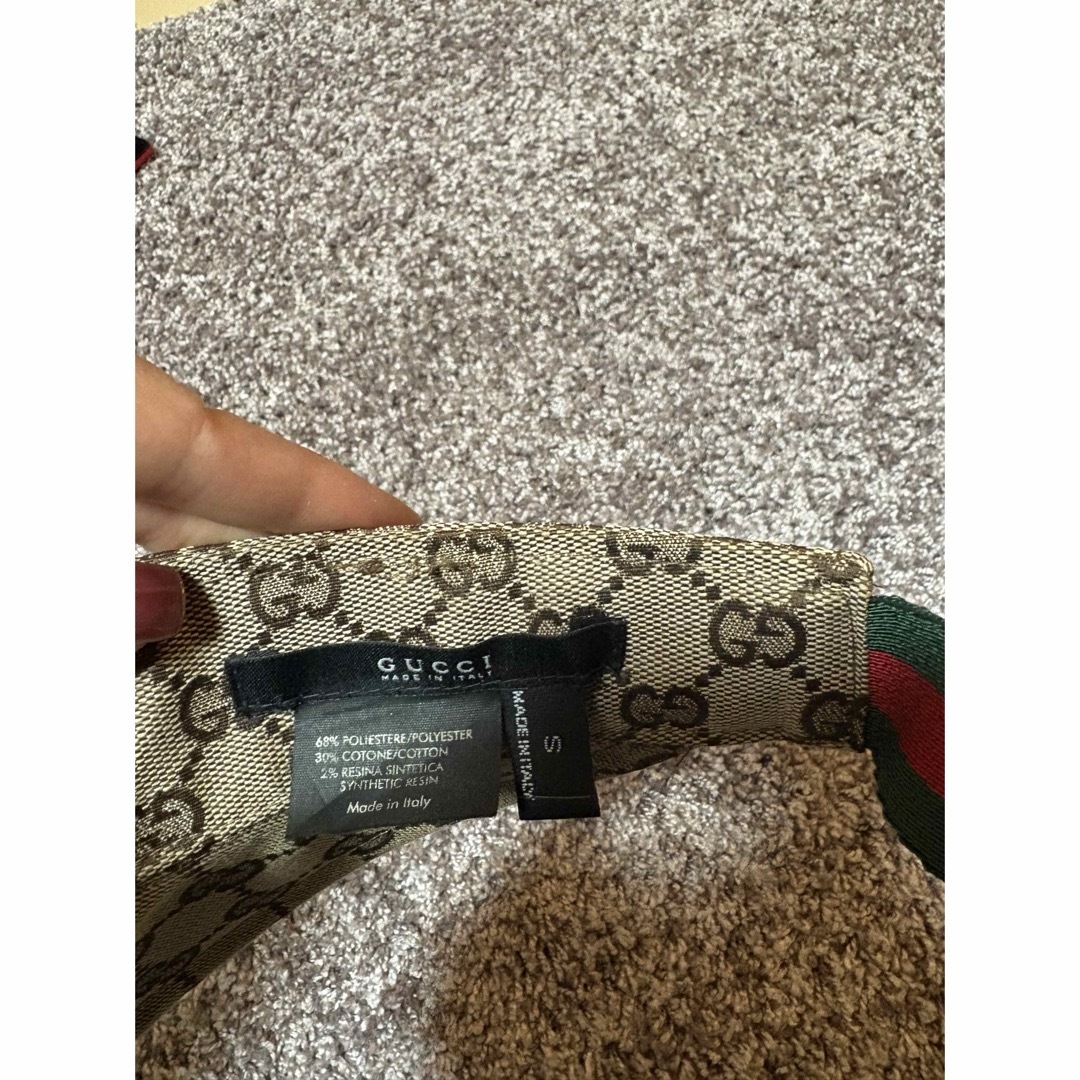 GUCCI - 正規品 グッチGUCCI 帽子ハットサンバイザー ゴルフに GUCCI - 正規品 グッチGUCCI 帽子ハットサンバイザー ゴルフに