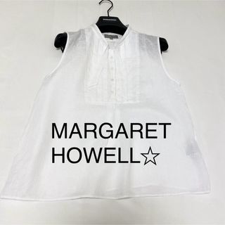 MARGARET HOWELL - 美品☆3万☆マーガレットハウエル リネン MARGARET HOWELL - 美品☆3万☆マーガレットハウエル リネン