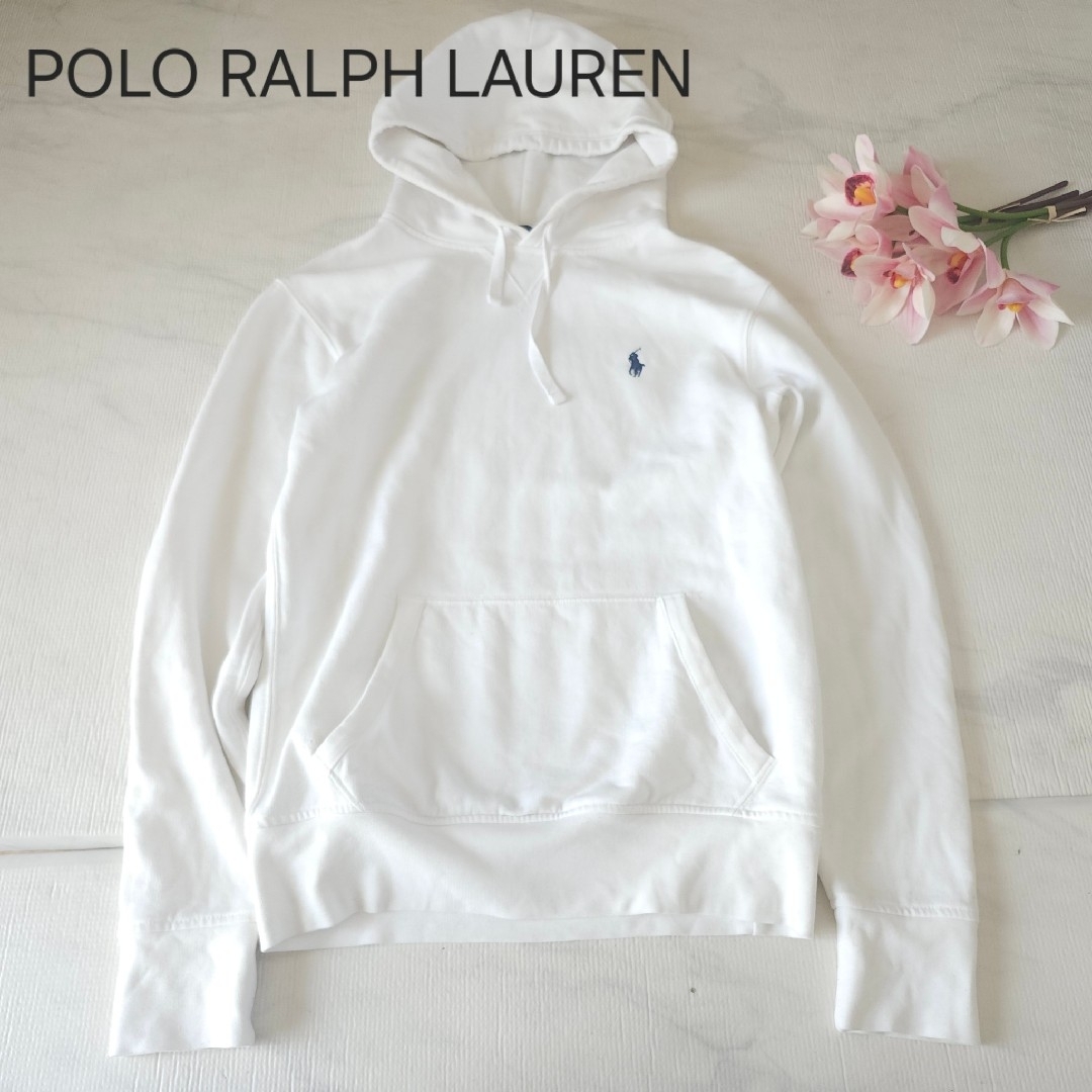POLO RALPH LAUREN - POLO RALPH LAUREN パーカー ホワイトXS POLO RALPH LAUREN - POLO RALPH LAUREN パーカー ホワイトXS
