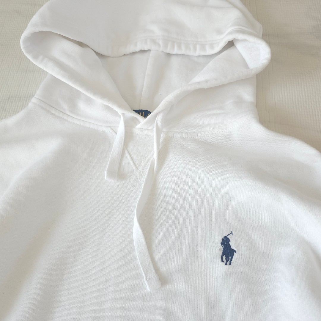 POLO RALPH LAUREN - POLO RALPH LAUREN パーカー ホワイトXS POLO RALPH LAUREN - POLO RALPH LAUREN パーカー ホワイトXS