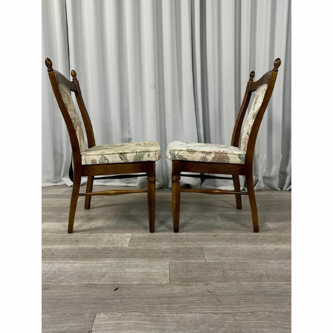 カリモク家具 - GJ64 カリモク コロニアル ダイニングチェア 2脚 カリモク家具 - GJ64 カリモク コロニアル ダイニングチェア 2脚