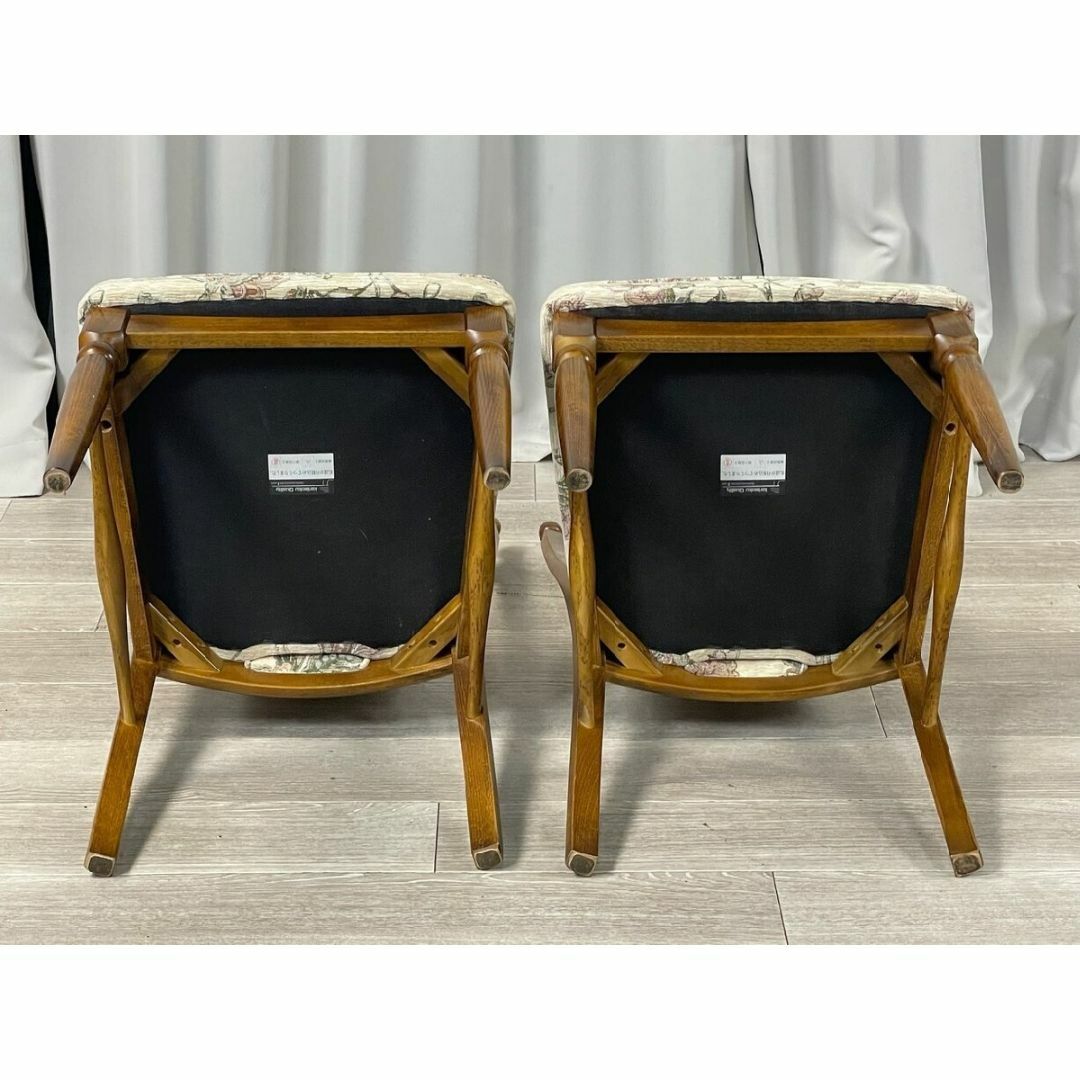 カリモク家具 - GJ65 カリモク コロニアル ダイニングチェア 2脚 カリモク家具 - GJ65 カリモク コロニアル ダイニングチェア 2脚