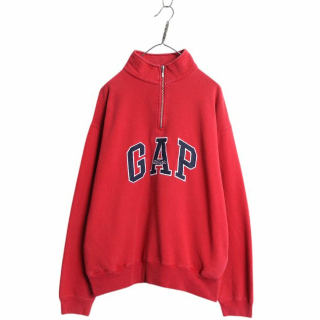 90s OLD GAP ハーフジップ ポケット付き スウェット メンズ L 90s OLD GAP ハーフジップ ポケット付き スウェット メンズ L