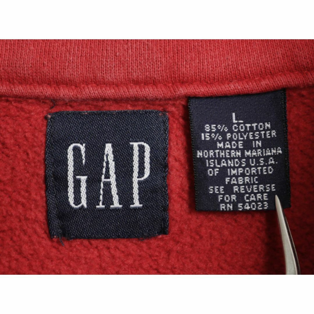 90s OLD GAP ハーフジップ ポケット付き スウェット メンズ L 90s OLD GAP ハーフジップ ポケット付き スウェット メンズ L