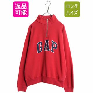 90s OLD GAP ハーフジップ ポケット付き スウェット メンズ L 90s OLD GAP ハーフジップ ポケット付き スウェット メンズ L