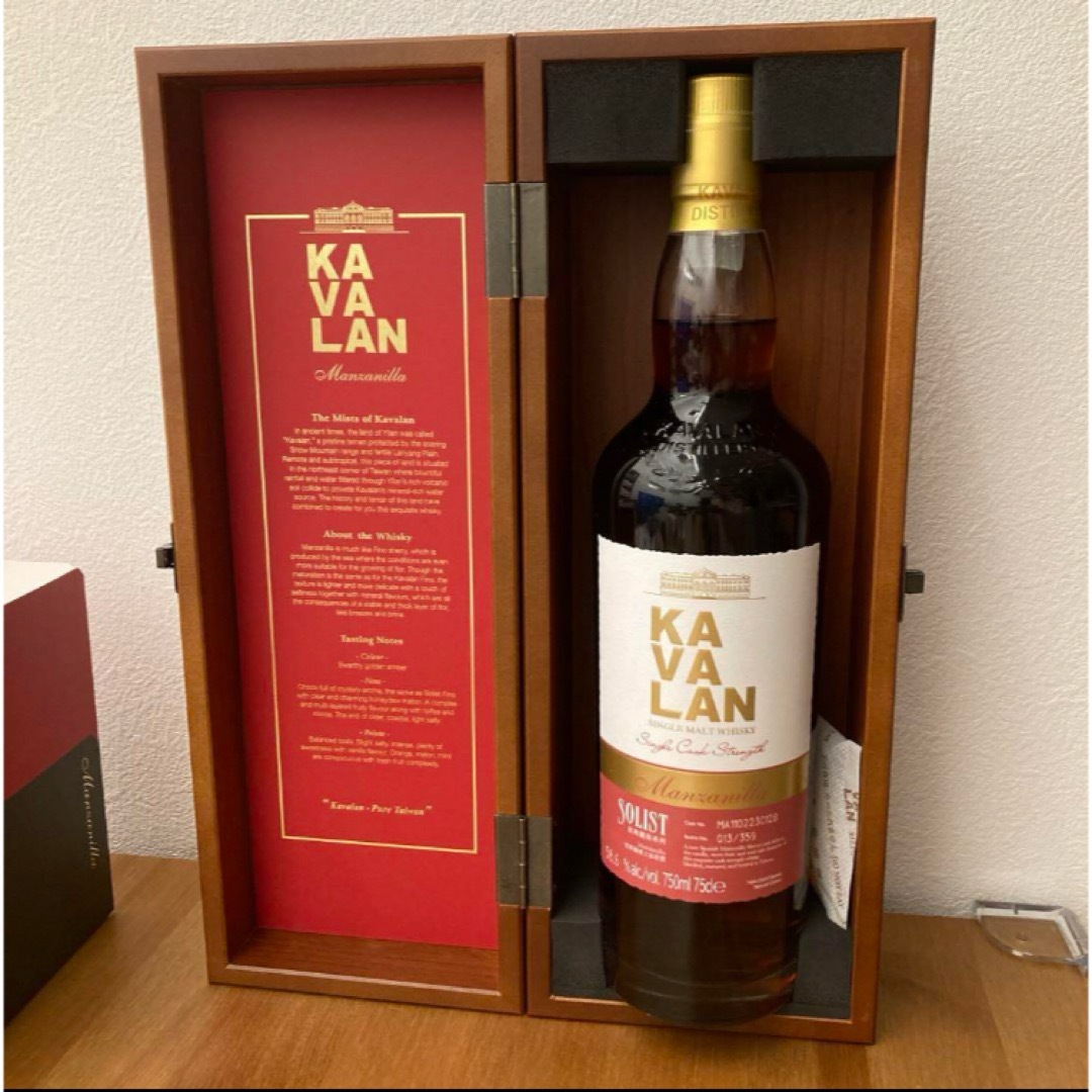 KAVALAN SOLIST Manzanilla 台湾ウィスキー 木製ボックスの通販 KAVALAN SOLIST Manzanilla 台湾ウィスキー 木製ボックスの通販