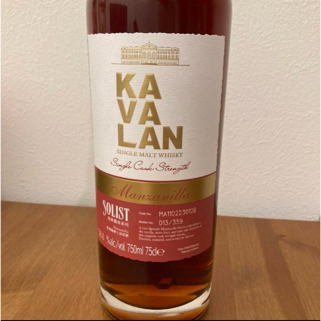 KAVALAN SOLIST Manzanilla 台湾ウィスキー 木製ボックスの通販 KAVALAN SOLIST Manzanilla 台湾ウィスキー 木製ボックスの通販
