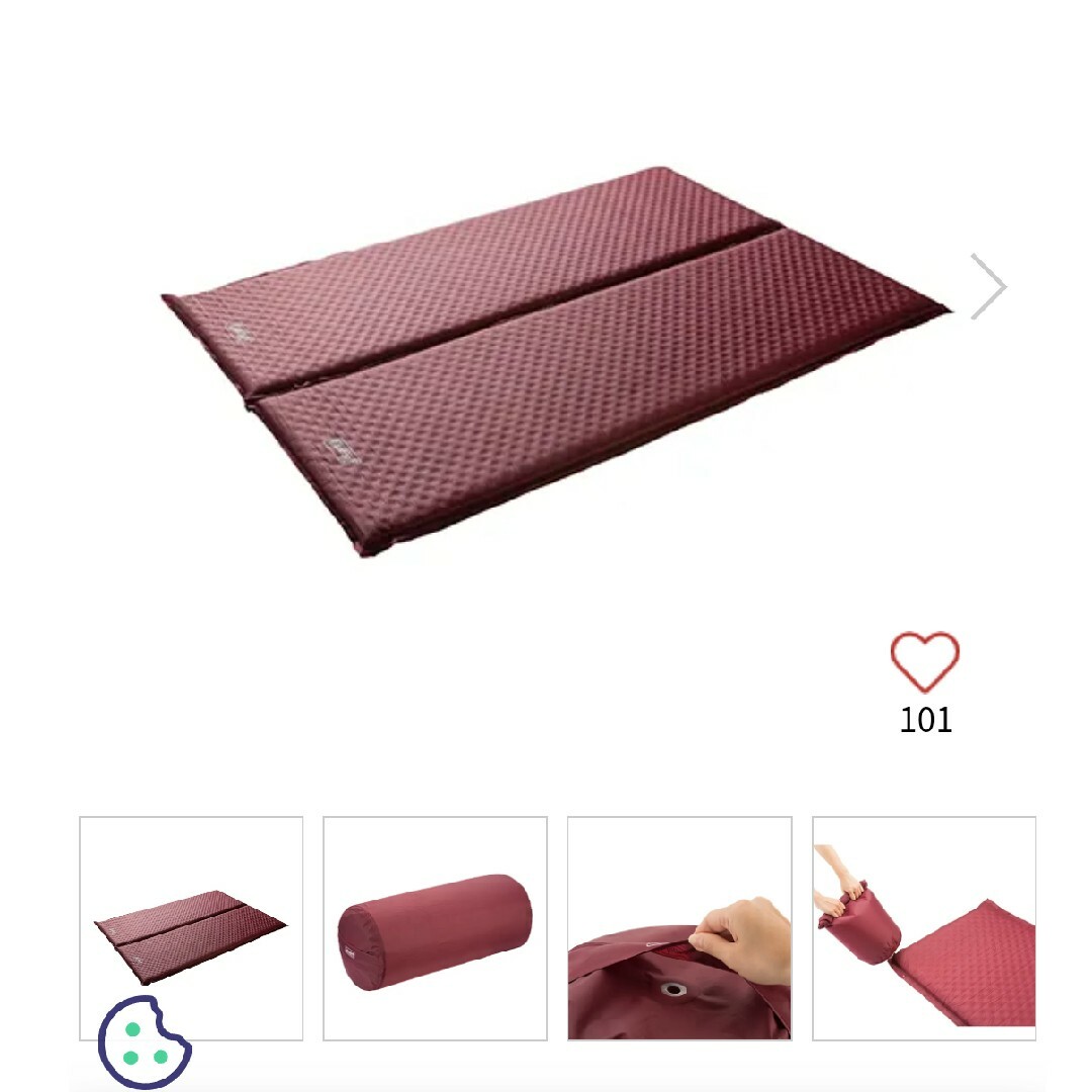 Coleman - 『ほぼ新品』Colemanキャンパーインフレーターマット Coleman - 『ほぼ新品』Colemanキャンパーインフレーターマット