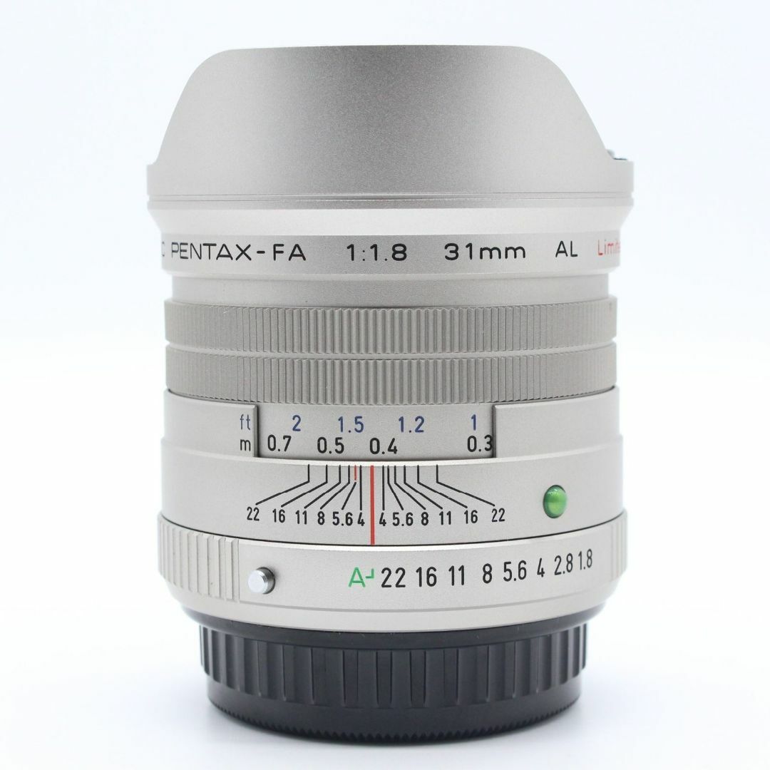 ☆極上品☆PENTAX FA31mm F1.8 AL Limited シルバーの通販 by ☆極上品☆PENTAX FA31mm F1.8 AL Limited シルバーの通販 by