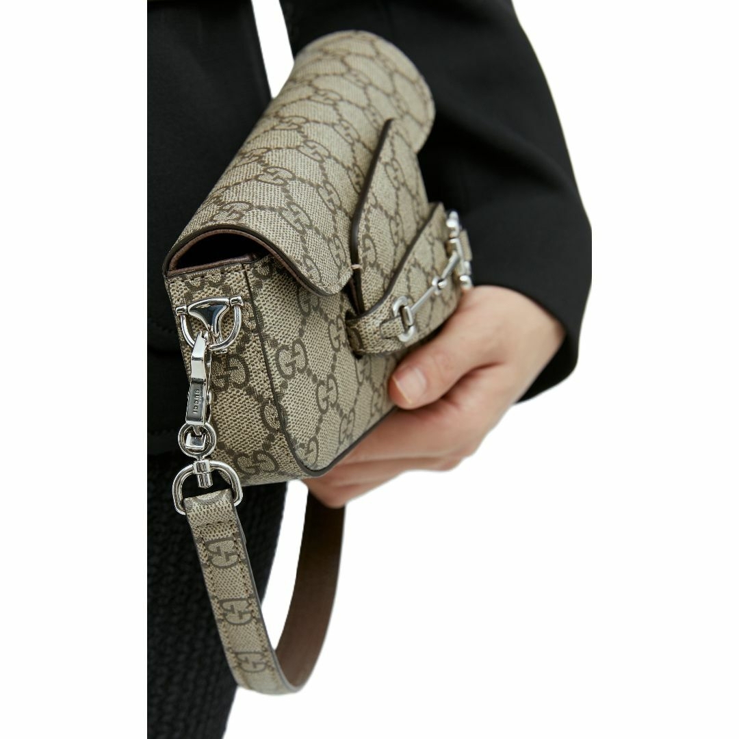 GUCCI - 新品未使用 希少 グッチミニショルダーバッグ ホース GUCCI - 新品未使用 希少 グッチミニショルダーバッグ ホース