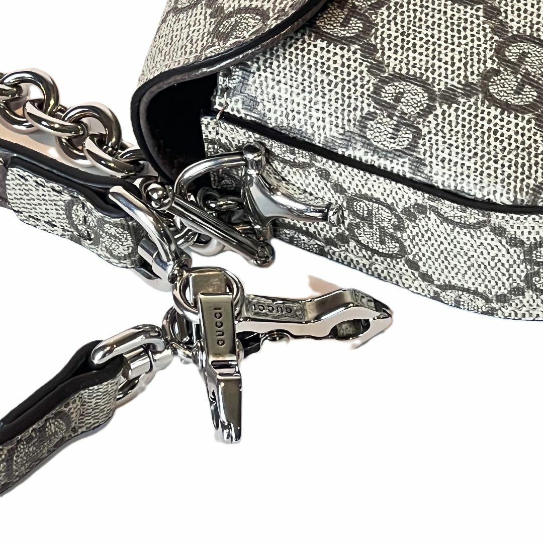 GUCCI - 新品未使用 希少 グッチミニショルダーバッグ ホース GUCCI - 新品未使用 希少 グッチミニショルダーバッグ ホース