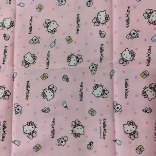 サンリオ - 廃盤💔新品💔ハローキティ生地 レア生地 ピンク サンリオ - 廃盤💔新品💔ハローキティ生地 レア生地 ピンク
