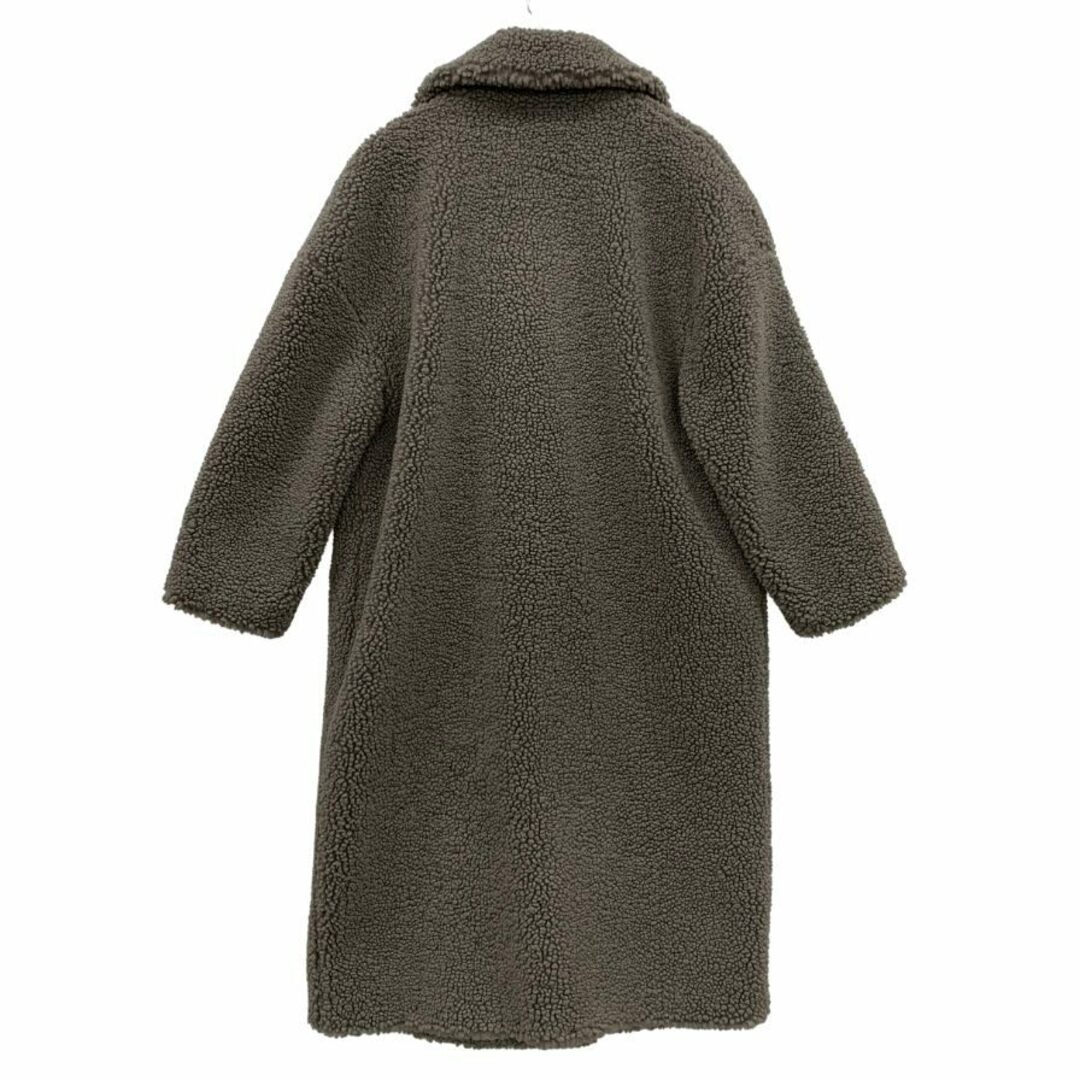 ZARA - ザラ ボアコート ロング丈 グレー レディース サイズM ZARA - ザラ ボアコート ロング丈 グレー レディース サイズM