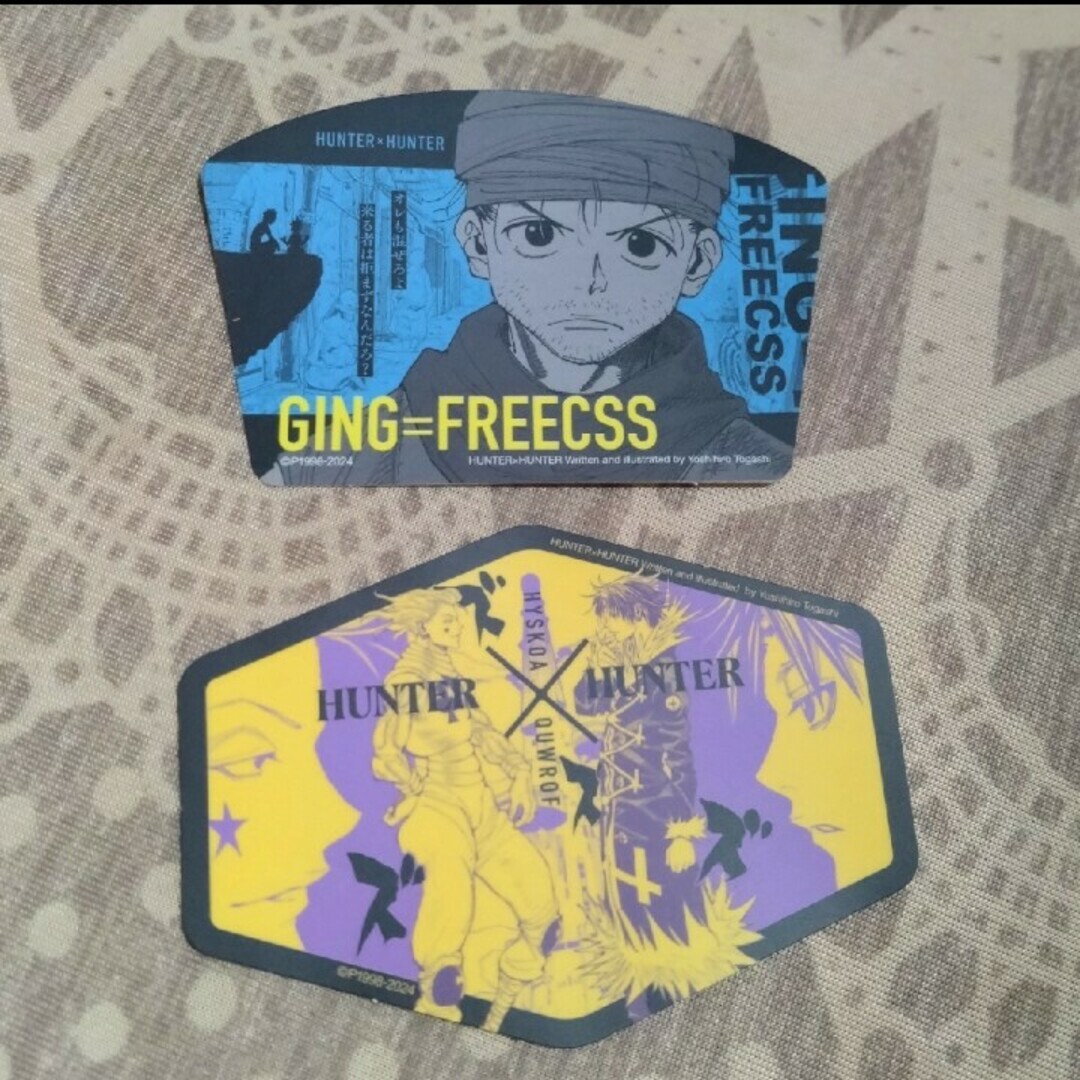 HUNTER×HUNTER88 ステッカー クロロ ヒソカ ジン カイト エンタメ/ホビーのアニメグッズ(その他)の商品写真