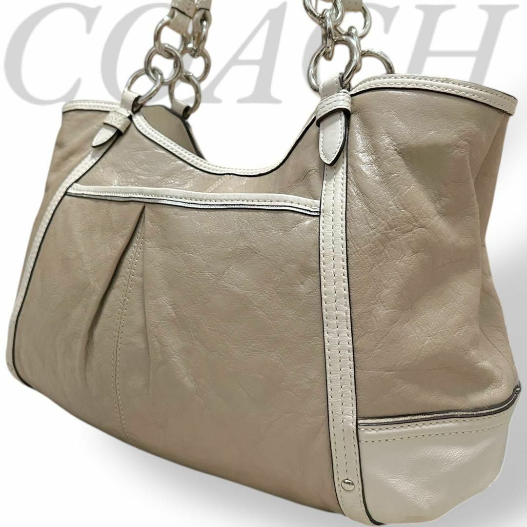 COACH - 美品 コーチ トートバッグ A4収納可能 大容量 COACH - 美品 コーチ トートバッグ A4収納可能 大容量