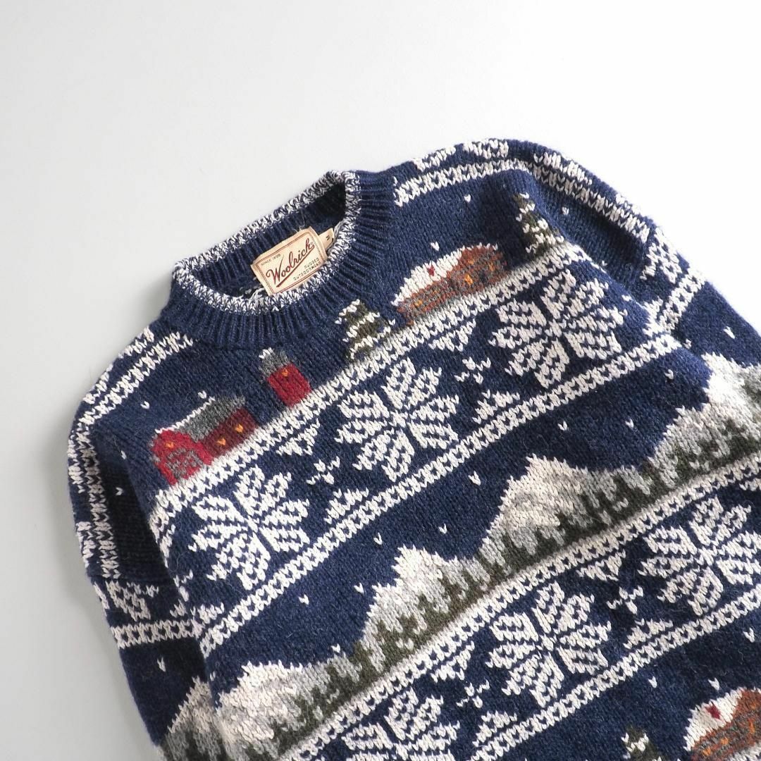 WOOLRICH - ウールリッチ ニット セーター ノルディック柄 WOOLRICH - ウールリッチ ニット セーター ノルディック柄