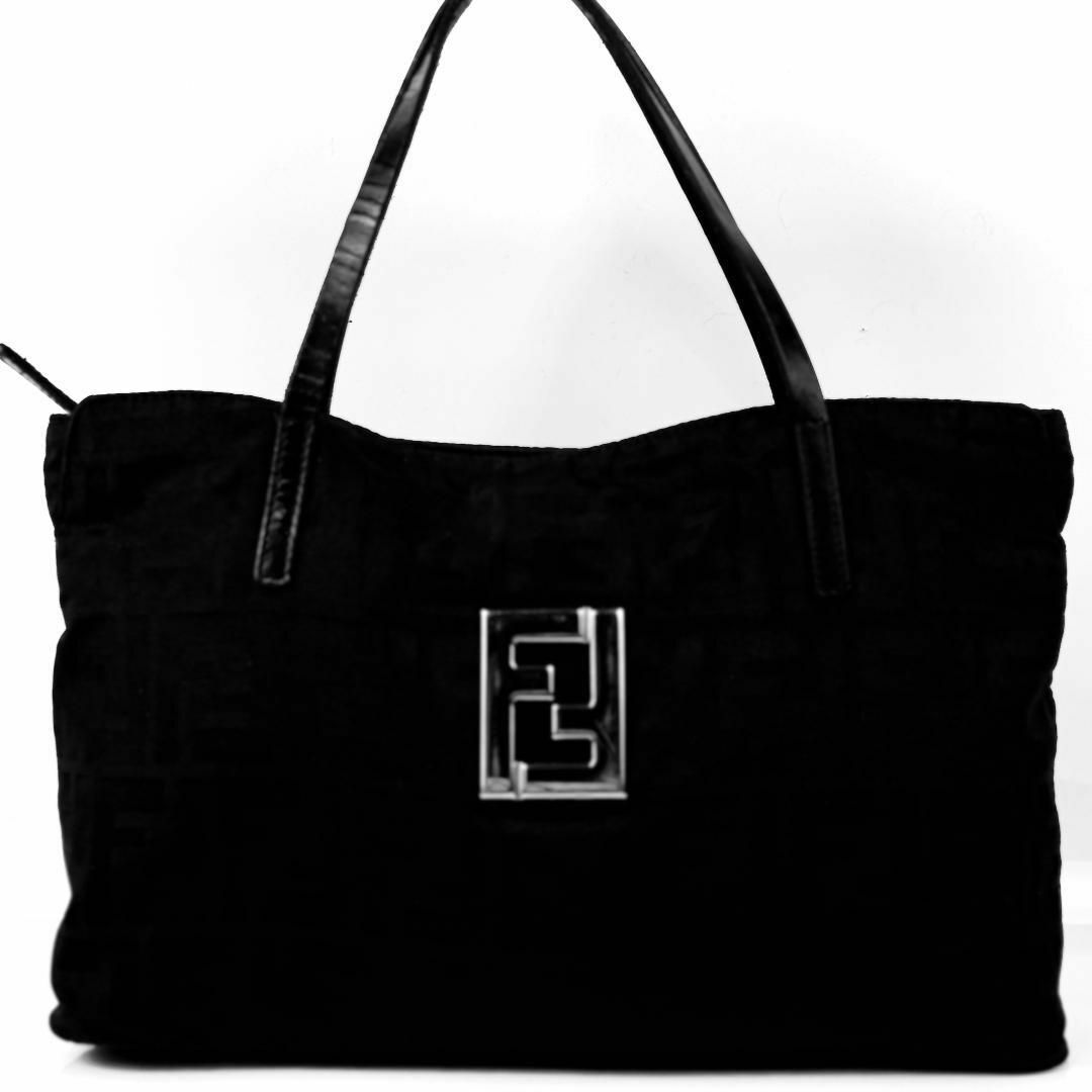 FENDI - Fendi フェンディ FFロゴ ブラック トートバッグの通販 FENDI - Fendi フェンディ FFロゴ ブラック トートバッグの通販