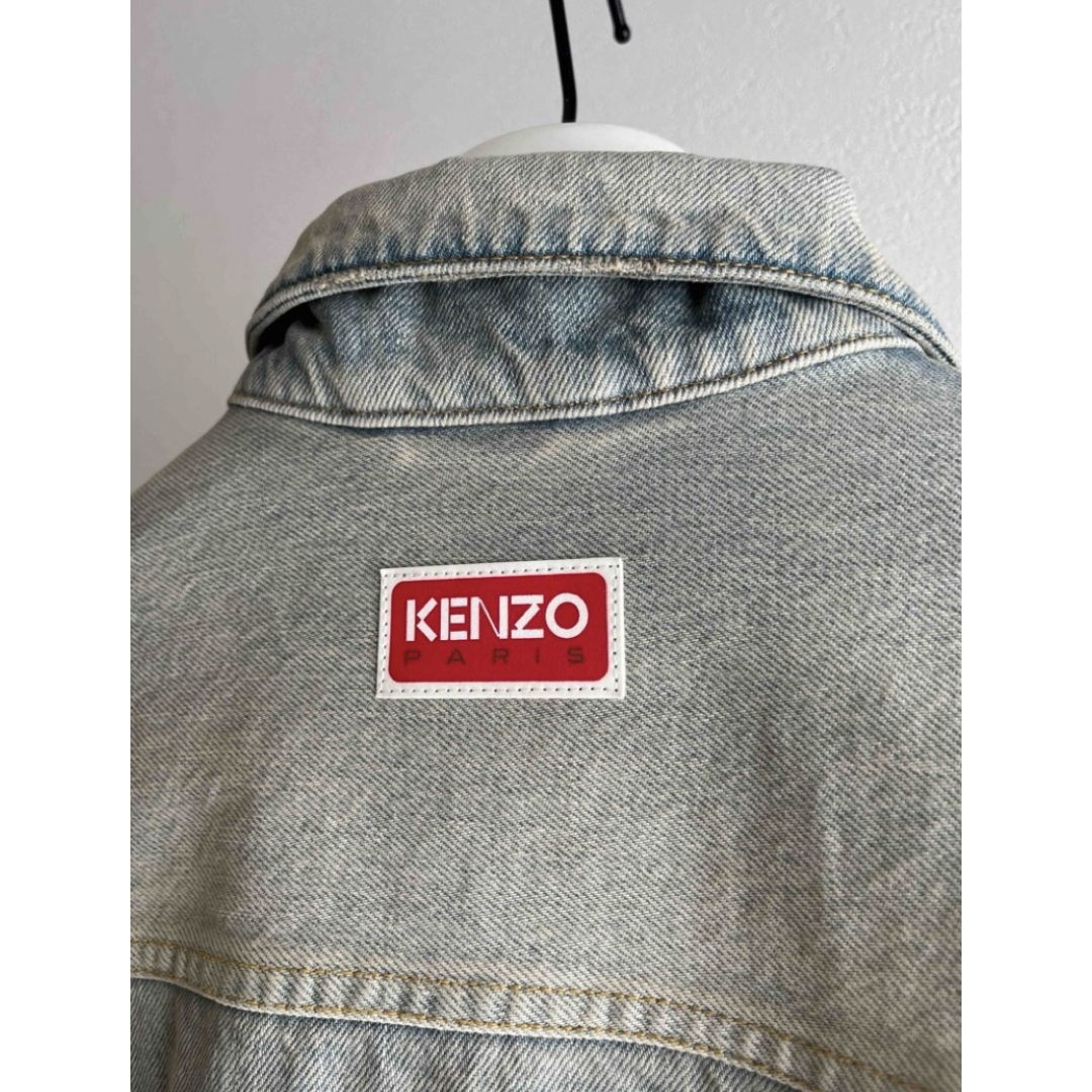 KENZO - KENZO デニムトラッカージャケット stone breach denim KENZO - KENZO デニムトラッカージャケット stone breach denim