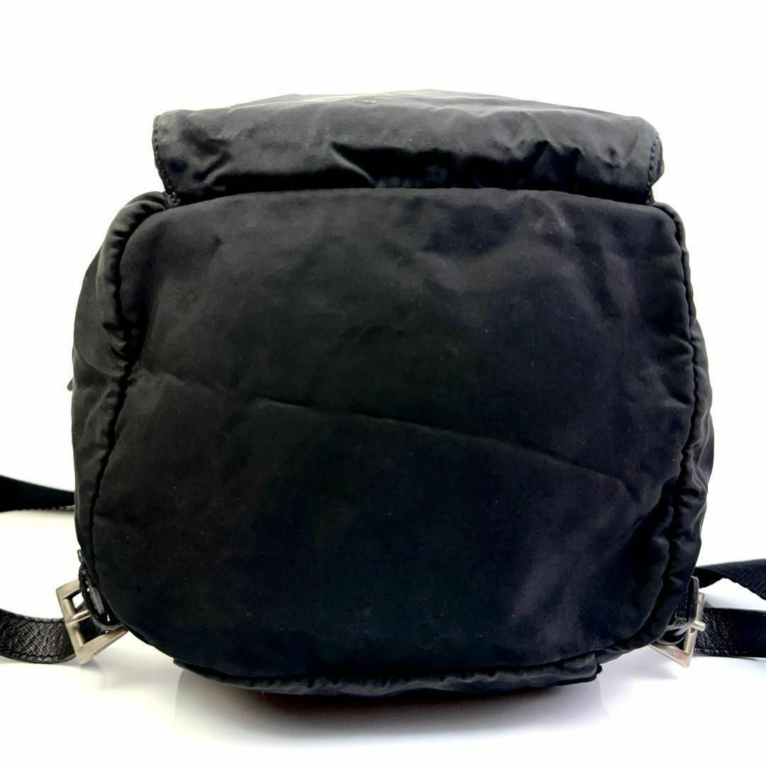 PRADA - 鑑定 PRADA プラダ 巾着ミニリュック ブラック ナイロン PRADA - 鑑定 PRADA プラダ 巾着ミニリュック ブラック ナイロン