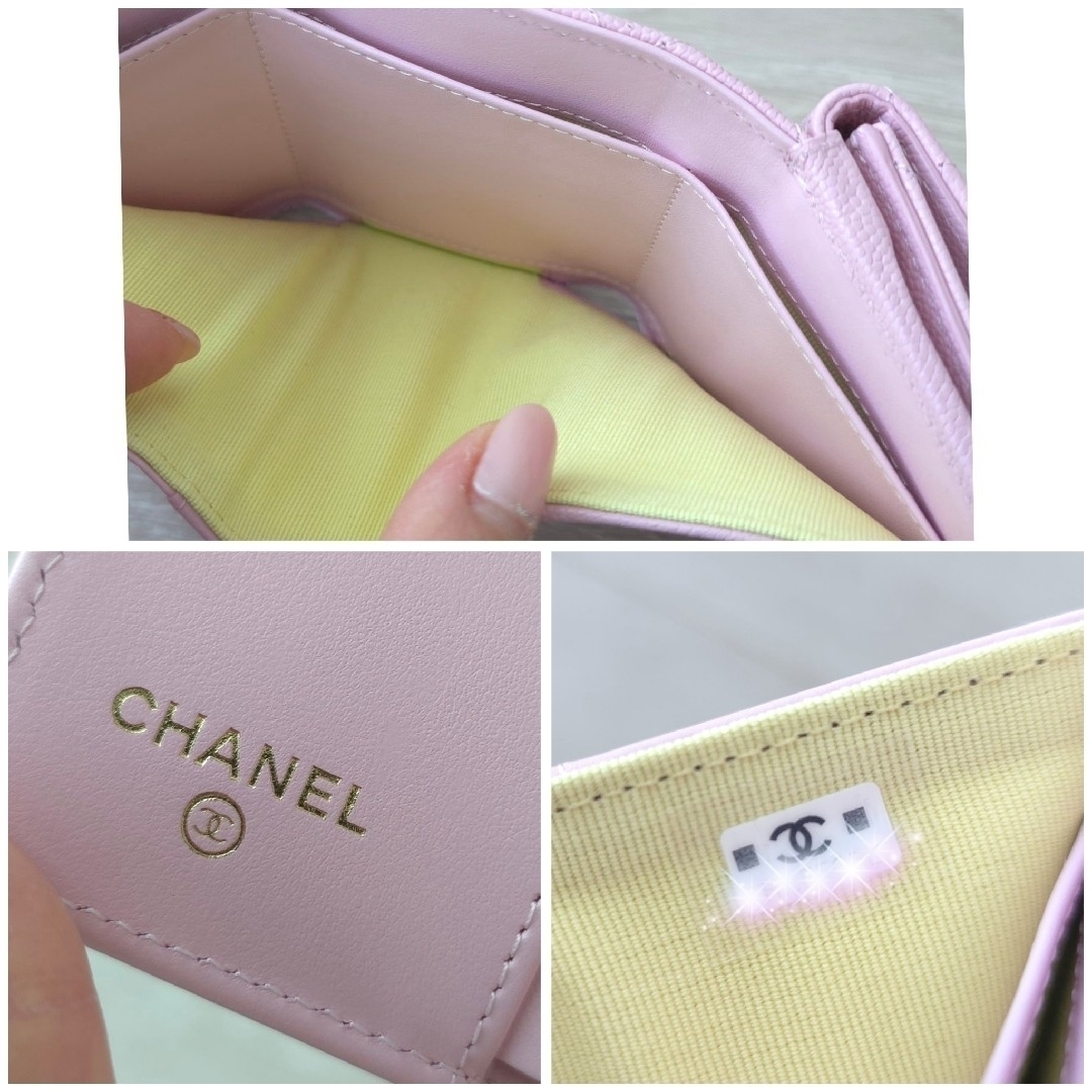 CHANEL - 未使用【シャネル】キャビアスキン スモール フラップ CHANEL - 未使用【シャネル】キャビアスキン スモール フラップ