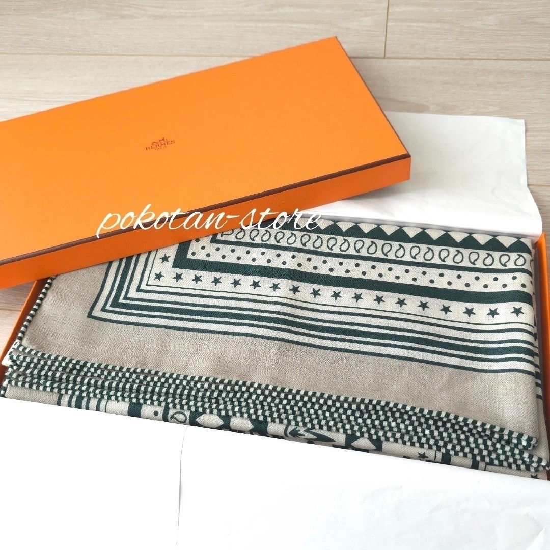 HERMES - 未使用【エルメス】カレジェアン 140 四輪馬車の車輪 HERMES - 未使用【エルメス】カレジェアン 140 四輪馬車の車輪