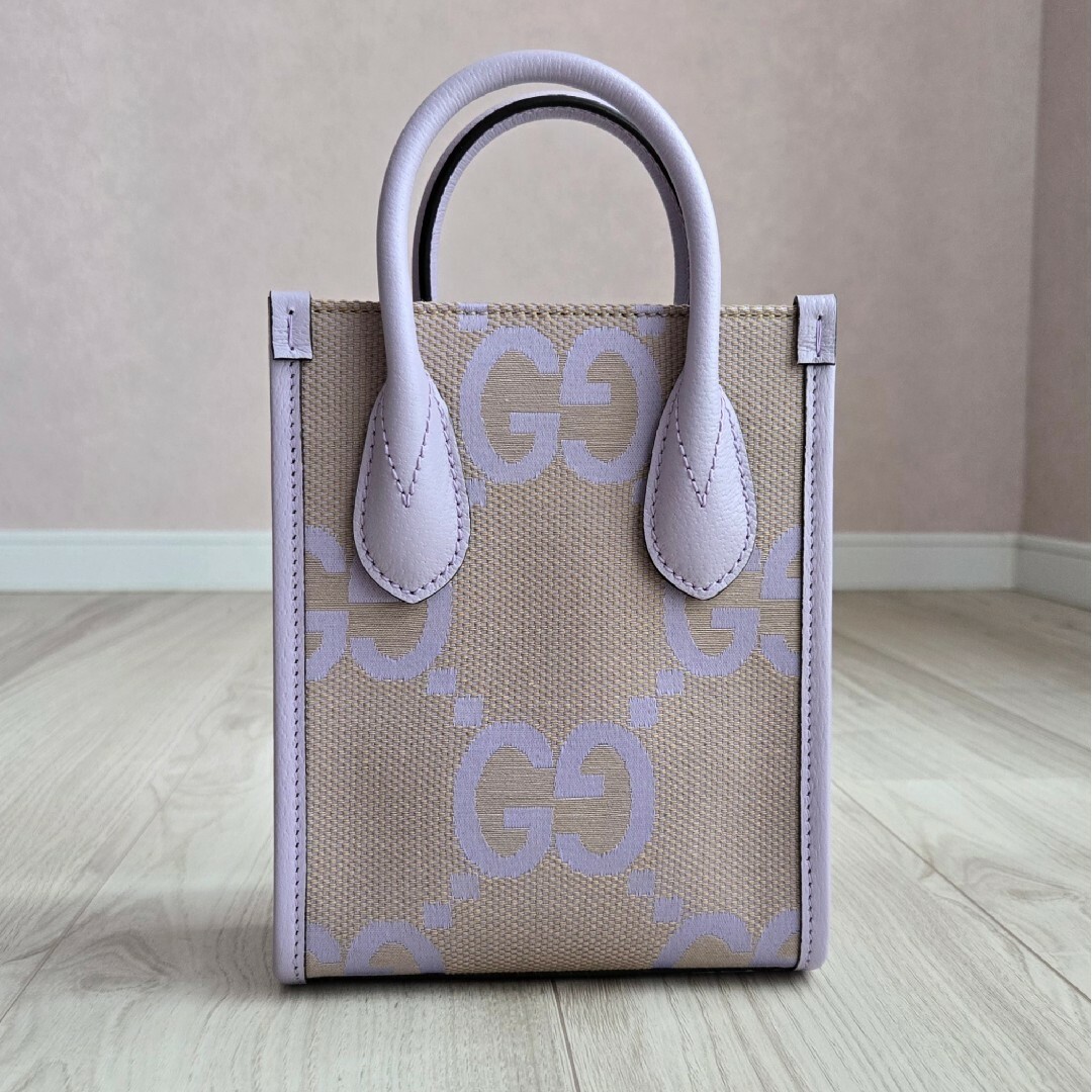 GUCCI - 未使用✨グッチ ジャンボGGストリーム ミニトート 2way GUCCI - 未使用✨グッチ ジャンボGGストリーム ミニトート 2way