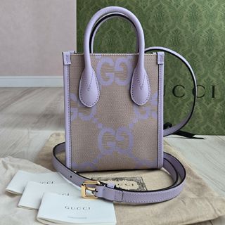 GUCCI - 未使用✨グッチ ジャンボGGストリーム ミニトート 2way GUCCI - 未使用✨グッチ ジャンボGGストリーム ミニトート 2way