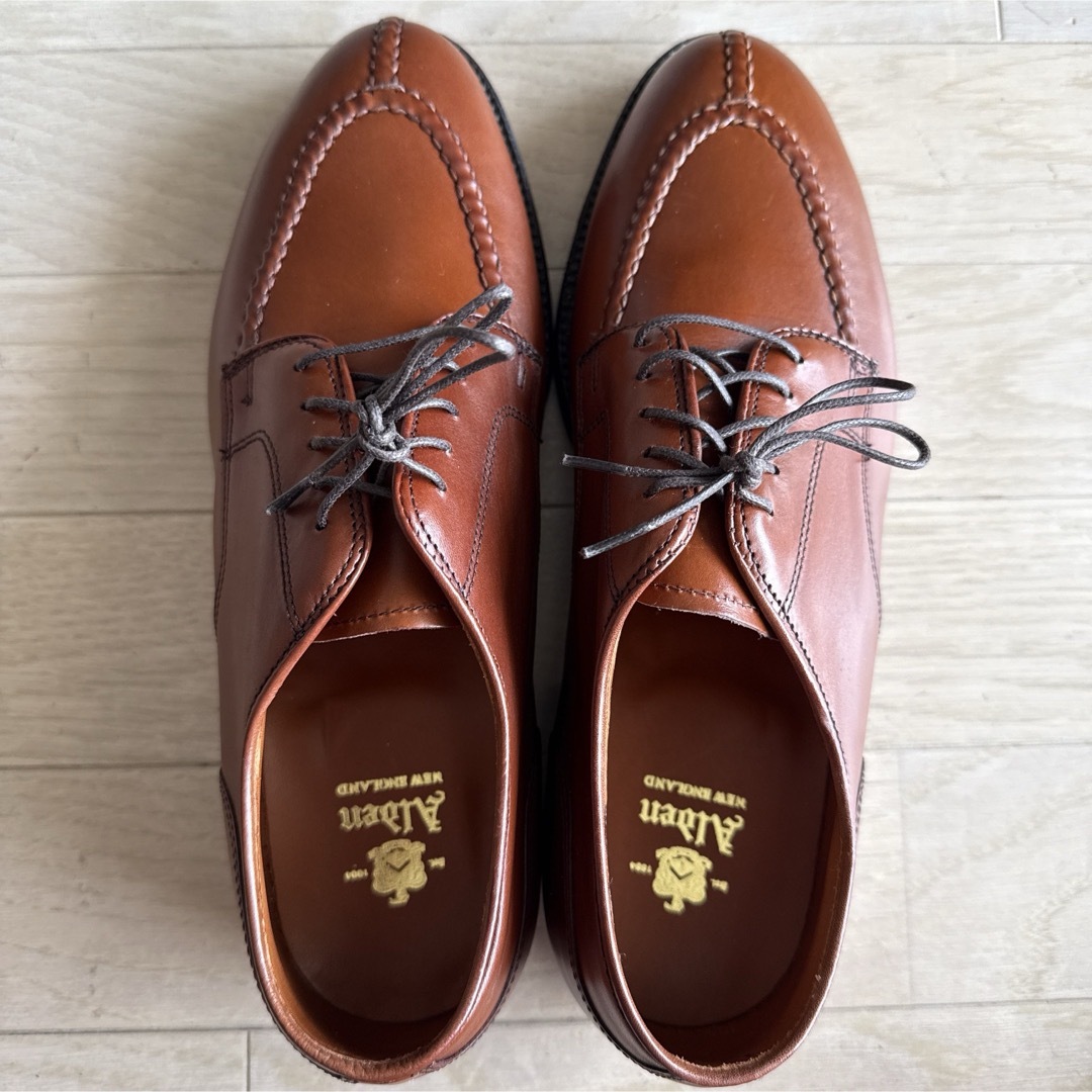 Alden - 【新品未使用】オールデン 962 Uチップ カーフ 7.5Dの Alden - 【新品未使用】オールデン 962 Uチップ カーフ 7.5Dの