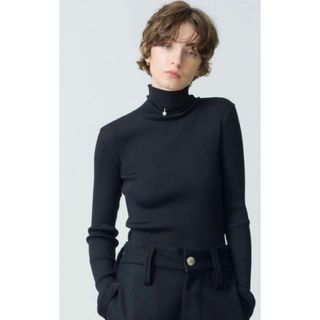 ヨリ】ぬくぬくヘムフリルブラウス プルオーバー 長袖 F 黒の ヨリ】ぬくぬくヘムフリルブラウス プルオーバー 長袖 F 黒の
