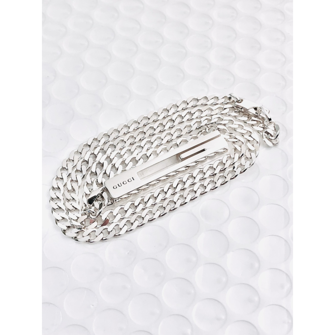 GUCCI - 【超美品】GUCCI ラージ カットアウトG ネックレス 男女 GUCCI - 【超美品】GUCCI ラージ カットアウトG ネックレス 男女
