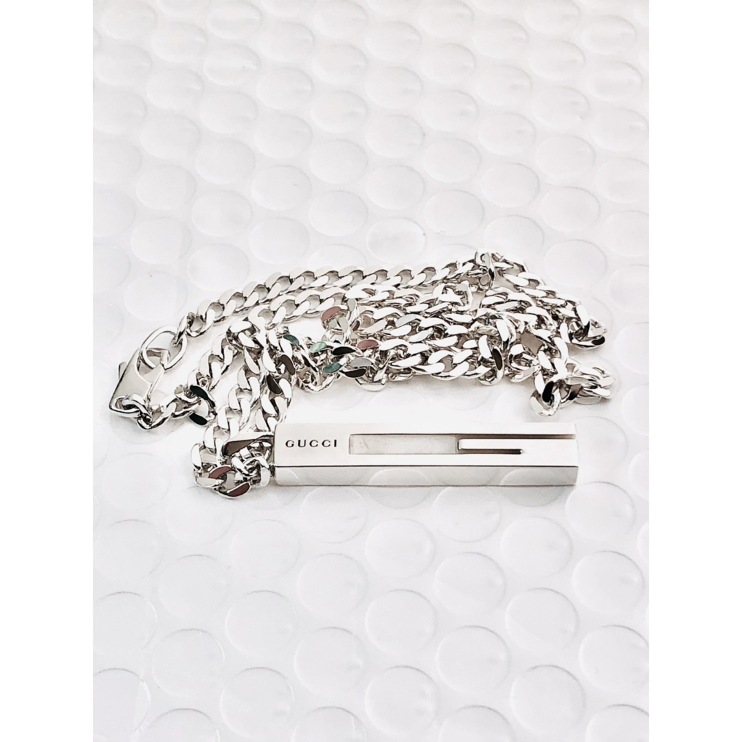 GUCCI - 【超美品】GUCCI ラージ カットアウトG ネックレス 男女 GUCCI - 【超美品】GUCCI ラージ カットアウトG ネックレス 男女
