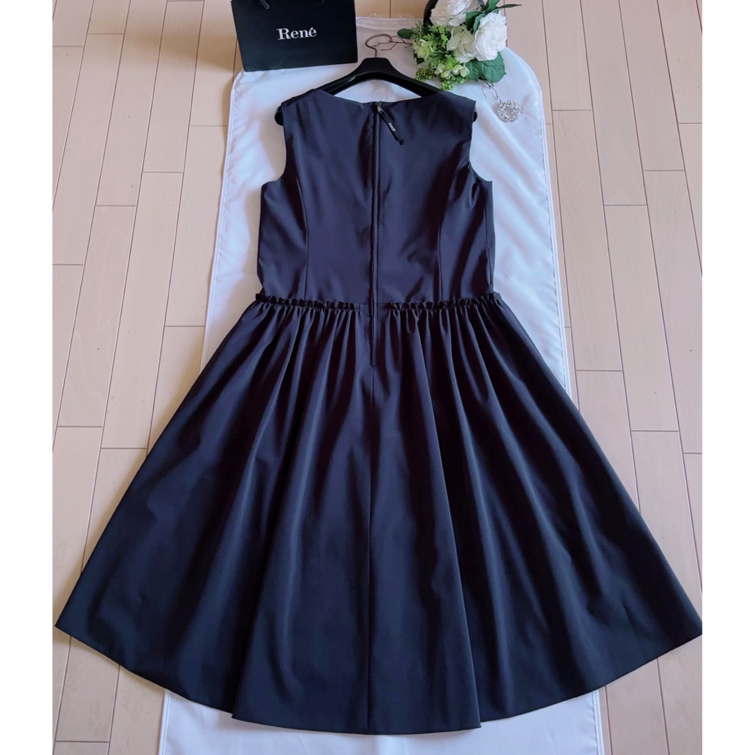 FOXEY - FOXEY 2021年rainyギャザーワンピース40新品同様 reneの FOXEY - FOXEY 2021年rainyギャザーワンピース40新品同様 reneの