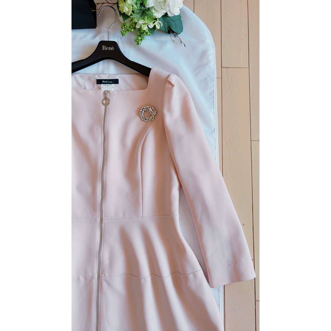 FOXEY - Rene 上品長袖コートワンピース希少38極美品 foxeyの FOXEY - Rene 上品長袖コートワンピース希少38極美品 foxeyの