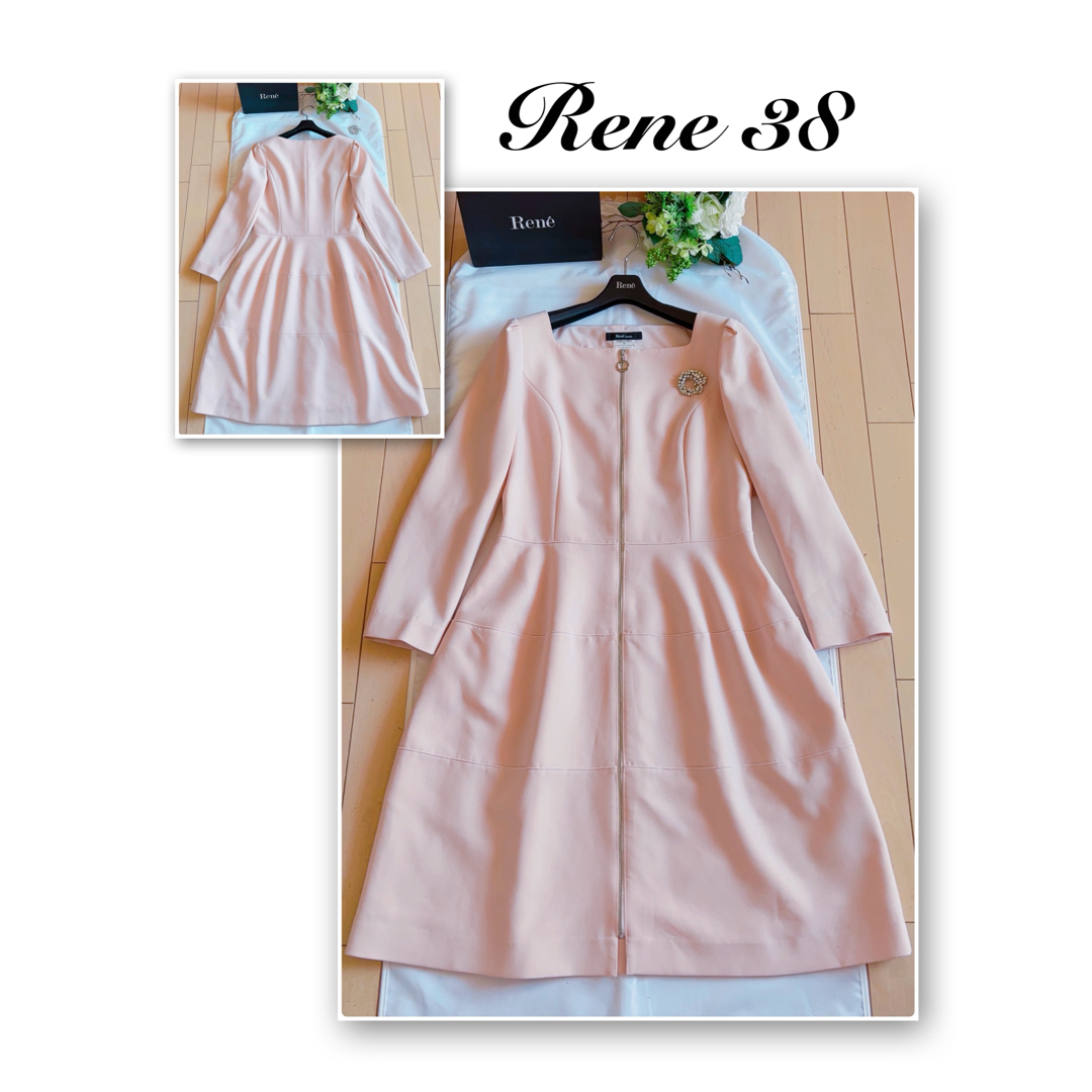 FOXEY - Rene 上品長袖コートワンピース希少38極美品 foxeyの FOXEY - Rene 上品長袖コートワンピース希少38極美品 foxeyの