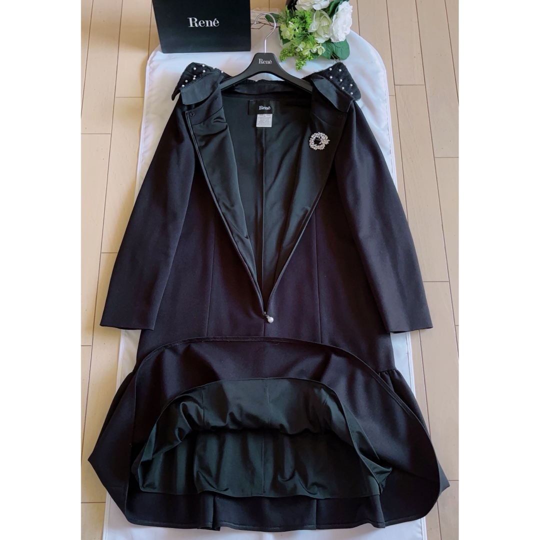 FOXEY - Rene 2021年パール襟ワンピース希少38新品同様 foxeyの FOXEY - Rene 2021年パール襟ワンピース希少38新品同様 foxeyの