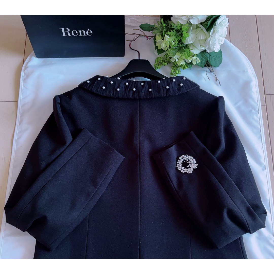 FOXEY - Rene 2021年パール襟ワンピース希少38新品同様 foxeyの FOXEY - Rene 2021年パール襟ワンピース希少38新品同様 foxeyの
