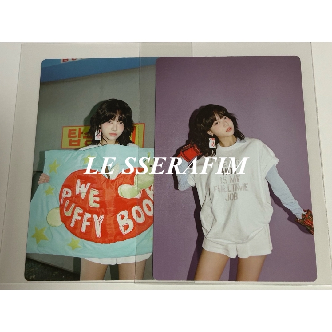 LE SSERAFIM - LE SSERAFIM ルセラフィム HOT ウンチェ トレカ LE SSERAFIM - LE SSERAFIM ルセラフィム HOT ウンチェ トレカ