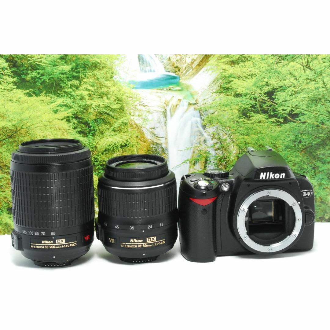 Nikon - ✨コンパクトでお手頃な一眼レフ✨Nikon D40✨色鮮やか Nikon - ✨コンパクトでお手頃な一眼レフ✨Nikon D40✨色鮮やか