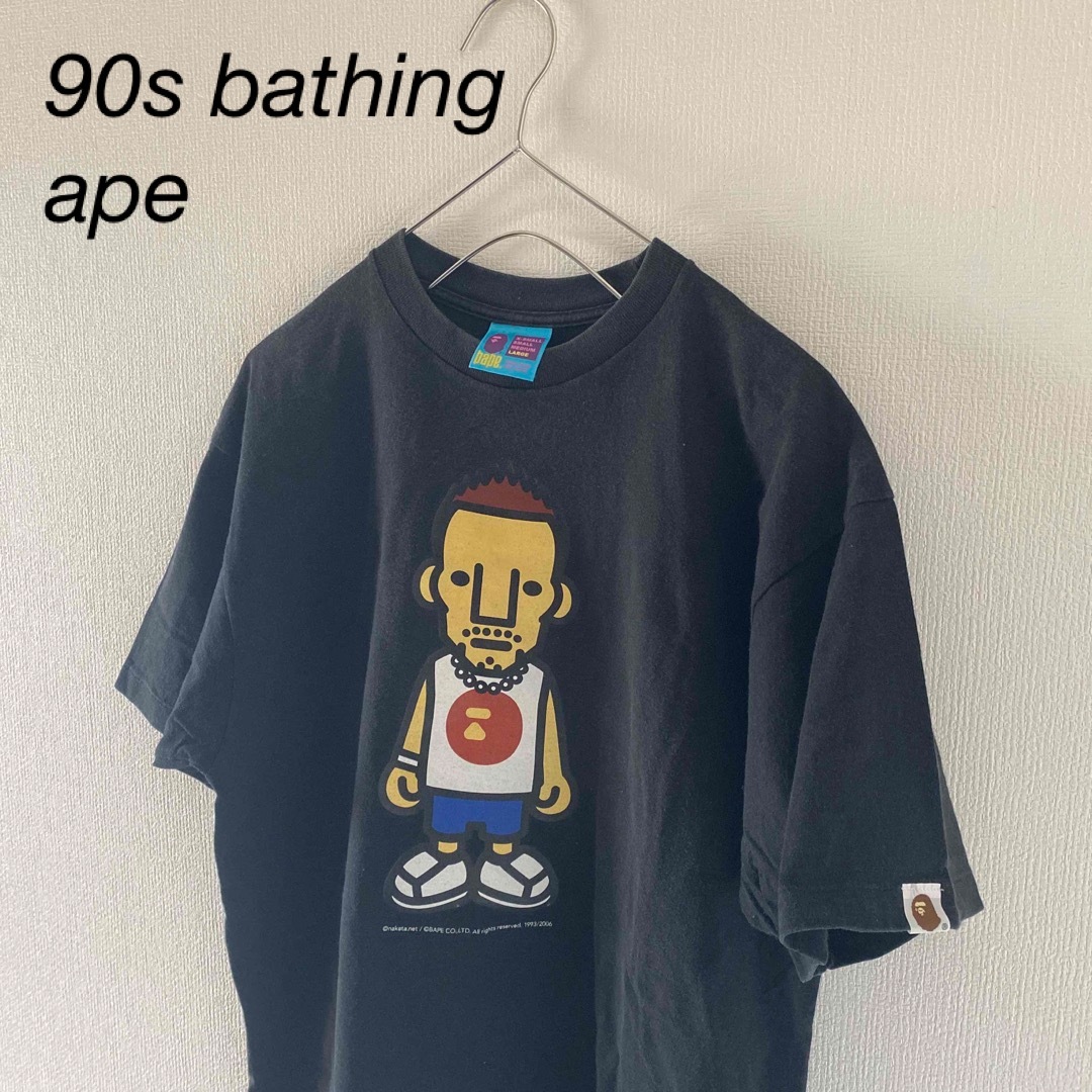 A BATHING APE - 90sabathingapeアベイシングエイプtシャツ半袖 A BATHING APE - 90sabathingapeアベイシングエイプtシャツ半袖